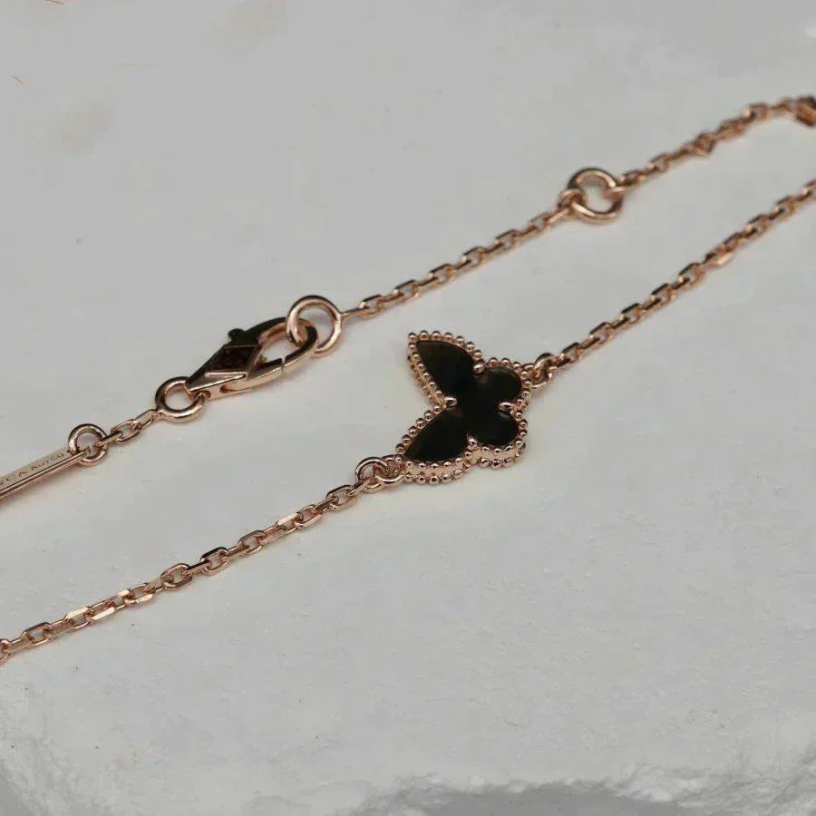 ¡®Glow Jewelry¡¯ BUTTERFLY ONYX SCHMETTERLINGSARMREIF