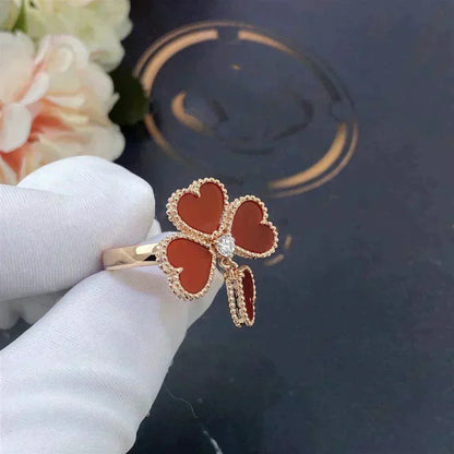 ¡®Glow Jewelry¡¯SWEET CLOVER CARNELIAN RING