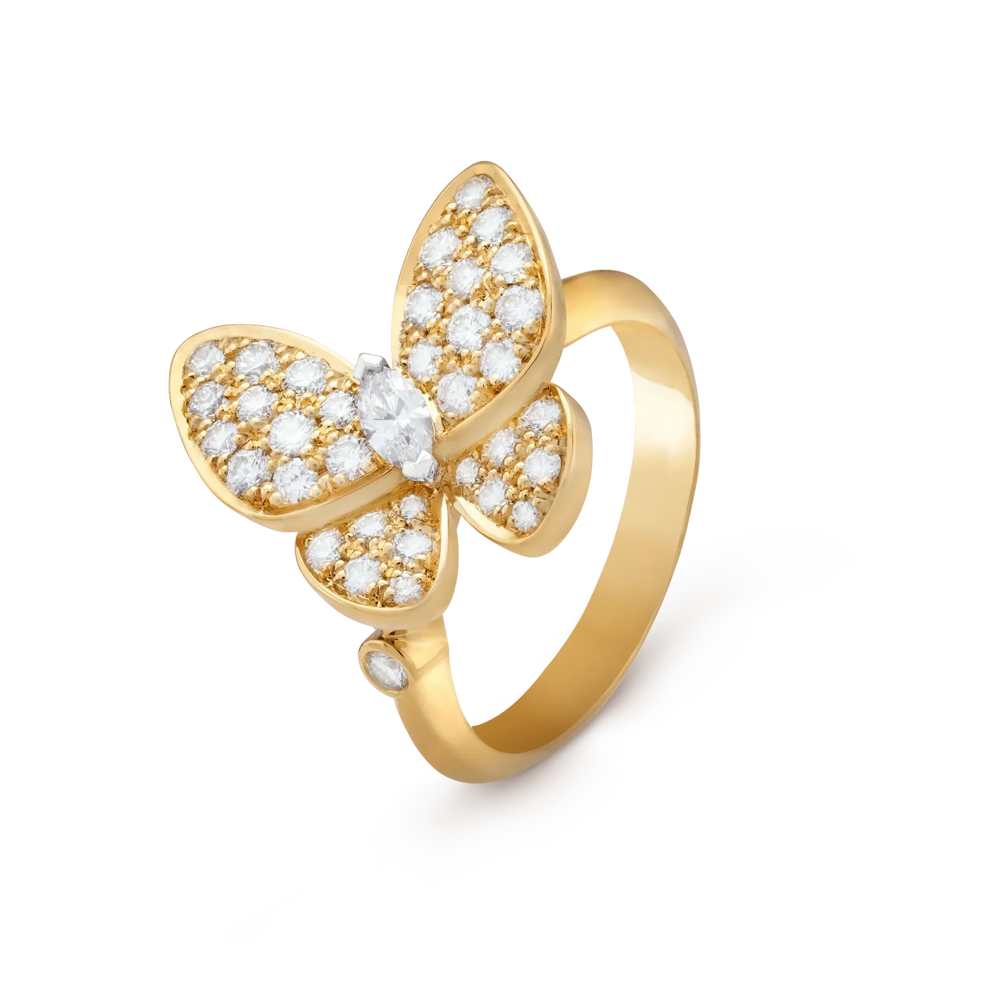 ¡®Glow Jewelry¡¯BUTTERFLY DIAMOND RING