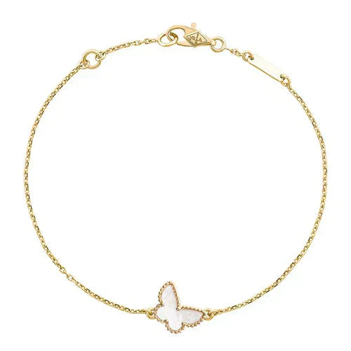 „Glow Jewelry“ SCHMETTERLING DUNKLE PERLMUTT SCHMETTERLINGS-ARMBAND