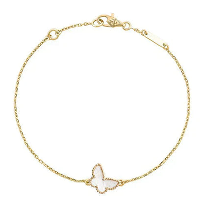 „Glow Jewelry“ SCHMETTERLING DUNKLE PERLMUTT SCHMETTERLINGS-ARMBAND