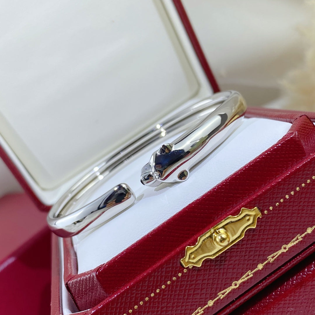 [Glow Jewelry]PANTHERE SILVER OPEN BRACELET