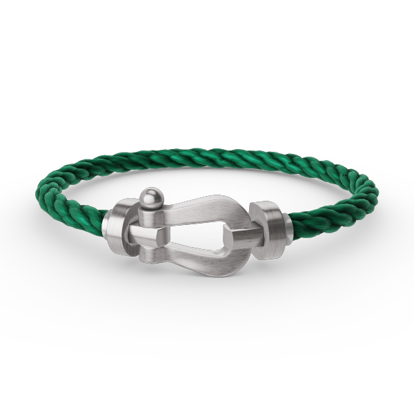 [Glow Jewelry]FORCE LARGE HORSESHOE NO DIAMOND BRACELET SILVER
