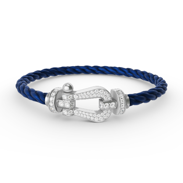 ¡®Glow Jewelry¡¯FORCE LARGE HORSESHOE FULL DIAMOND BRACELET SILVER