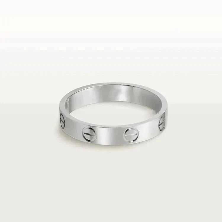 ¡®Glow Jewelry¡¯LOVE RING 4MM 1 DIAMOND SILVER