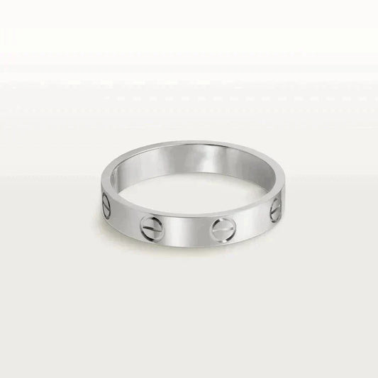 ¡®Glow Jewelry¡¯LOVE RING 4MM 1 DIAMOND SILVER