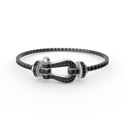 ¡®Glow Jewelry¡¯FORCE  LARGE HORSESHOE FULL DIAMOND TENNIS BRACELET